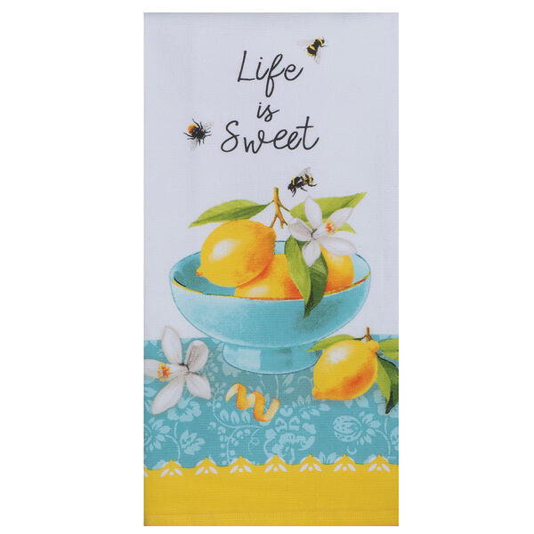Kay Dee Designs Bee Zesty Colander Kitchen Towel - image 