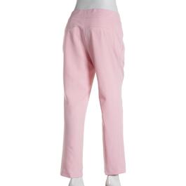 Petite Kasper Solid Slim Pants - Tutu Pink