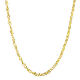 Gold Classics&#40;tm&#41; 10kt. Gold Hollow Chain Necklace
