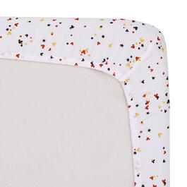 Disney Mickey Mouse Confetti Mini Fitted Crib Sheet