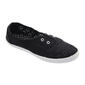 Womens Ashley Blue Perforated Slip On Fashion Sneakers - image 2