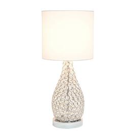 Elegant Designs Elipse Crystal Pinned Gourd Accent Table Lamp