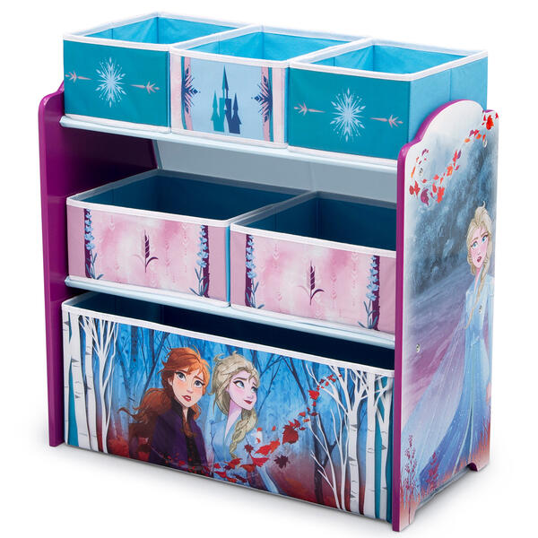 Delta Children Disney Frozen II Six Bin Toy Storage Organizer