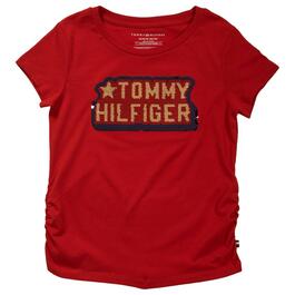 Girls &#40;7-16&#41; Tommy Hilfiger Short Sleeve Reversible Sequin Tee