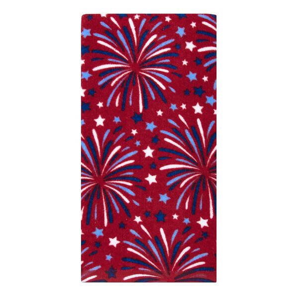Americana Fireworks Fiber Reactive Kitchen Towel - image 