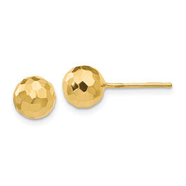 Gold Classics&#40;tm&#41; 14kt. Gold 7mm Ball Stud Earrings