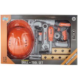 Misco Toys Drill and 13pc. Tool Playset