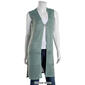 Juniors No Comment Cottage Flower Sleeveless Duster Cardigan - image 3