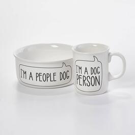 Northpaw Pet Bowl & Mug Set