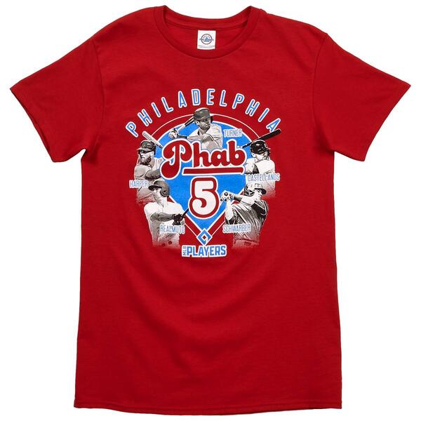Mens Philadelphia Phab 5 Tee - Red - image 