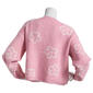 Juniors Plus No Comment Mossy Daisy Crew Neck Pullover Sweater - image 2