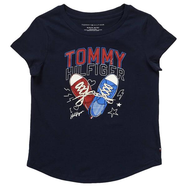 Girls &#40;7-16&#41; Tommy Hilfiger Tommy Sneaker Short Sleeve Tee - image 