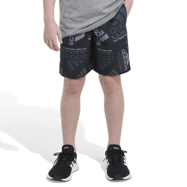 Boys (8-20) adidas® Logo Print Woven Shorts - image 
