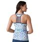 Womens Free Country Lace Up Racerback Mosaic Swim Top - image 2