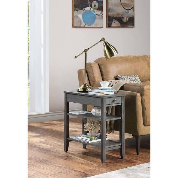 Convenience Concepts American Heritage Wirebrush End Table - image 