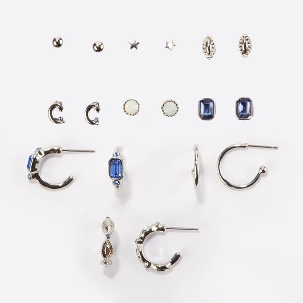 Ashley by Ashley Cooper&#40;tm&#41; Set of 9 Stud Earrings - image 