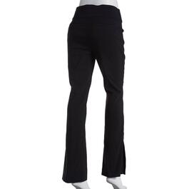 Juniors Leighton Solid Millenium Bootcut Pants with Side Slit