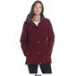 Womens Gallery Button Out Short Raincoat w/Removable Hood - image 2