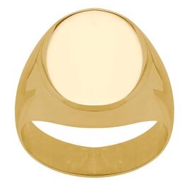 Gold Classics&#40;tm&#41; 10kt. Yellow Gold Oval Signet Ring