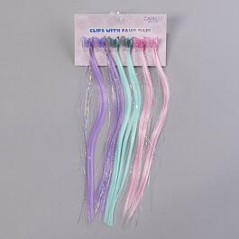 Girls Capelli New York 6pc. Butterfly Claw Clips - Pastel/Multi