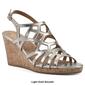 Womens White Mountain Flaming Cork Wedge Sandals - image 8