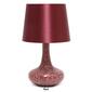 Simple Designs Mosaic Tiled Glass Genie Table Lamp w/Fabric Shade - image 11