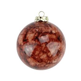 Barcana 4pc. Marbled Shatterproof Christmas Ball Ornaments