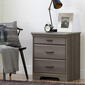South Shore Versa Nightstand with Charging Station &amp; Drawers - image 1
