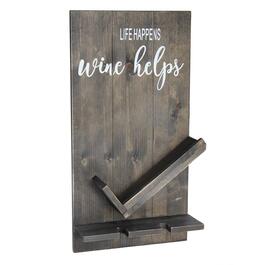 Elegant Designs&#40;tm&#41; Lucca Wall Mounted Wine Bottle Shelf