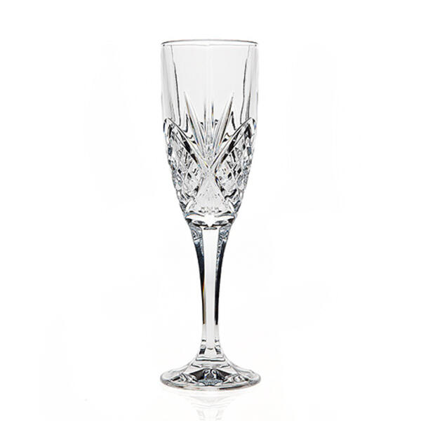 Shannon Crystal Dublin Set of 4 Champagne Flutes - image 