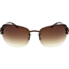 Womens Ashley Cooper™ Metal Half Rimless Rectangle Sunglasses