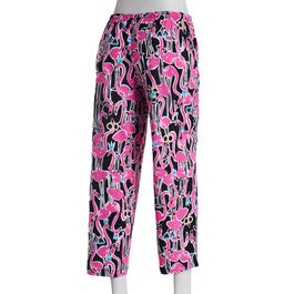 Plus Size HUE&#174; Flamingo Festival Capri Pajama Set