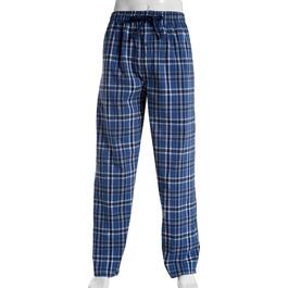 Mens Preswick & Moore Plaid Stretch Pajama Pants - Navy/Black