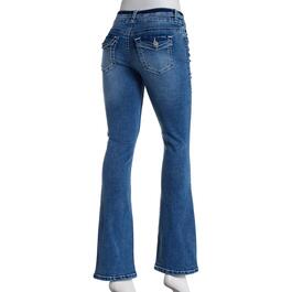 Juniors Almost Famous&#8482; Distressed & Stitched High Rise Jeans