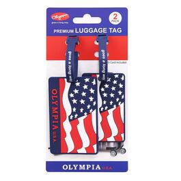 Olympia USA 2pc. U.S. Flag Luggage Tag Set