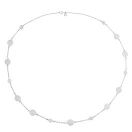 Gloria Vanderbilt Silver-Tone Stationed Disc Necklace
