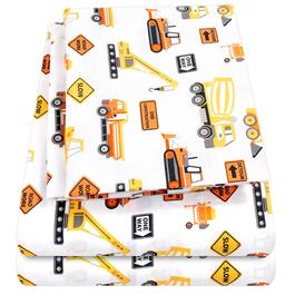 Sweet Home Collection Kids Fun & Colorful Construction Sheet Set