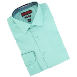 Mens Architect&#40;R&#41; Fitted Stretch Dress Shirt - Turquoise