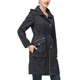 Womens BGSD Waterproof Hooded Pocketed Anorak Jacket