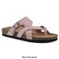 Womens White Mountain Graph Leather Sandals - image 9