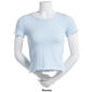Juniors No Comment Contour Fit Wide Rib Baby Tee - image 4