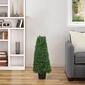 Northlight Seasonal 30in. Artificial Boxwood Cone Topiary Tree - image 2