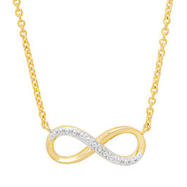 Accents by Gianni Argento Diamond Accent Plated Infinity Pendant