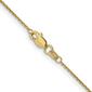 Unisex Gold Classics&#8482; .95mm. 14k Diamond Cut Cable 14in. Necklace - image 3