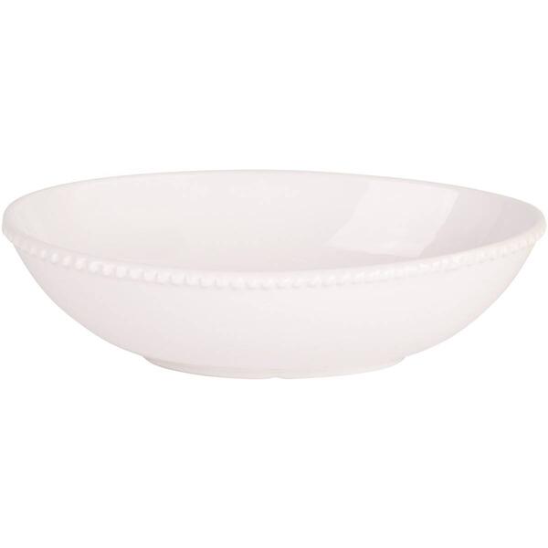 Home Essentials Pure White 14in. Oval Serving Bowl - image 