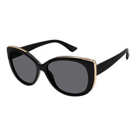 Womens Tropic-Cal Lucinda Cat Eye Metal Accent Detail Sunglasses