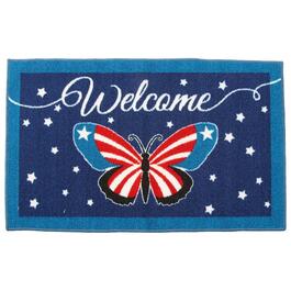 Nourison Welcome Butterfly Doormat