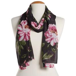 Womens Renshun Small Floral Oblong Scarf