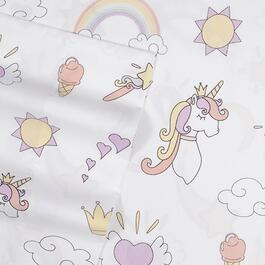 Sweet Home Collection Fun & Colorful Magical Unicorn Sheet Set
