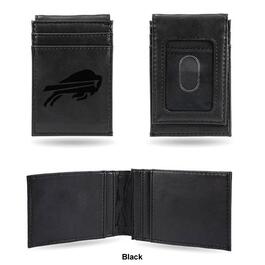 Mens NFL Buffalo Bills Faux Leather Front Pocket Wallet